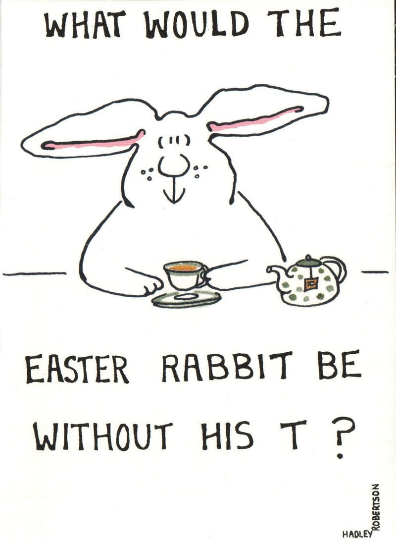 Passover Card - Rabbit Without His T - Shelburne Country Store