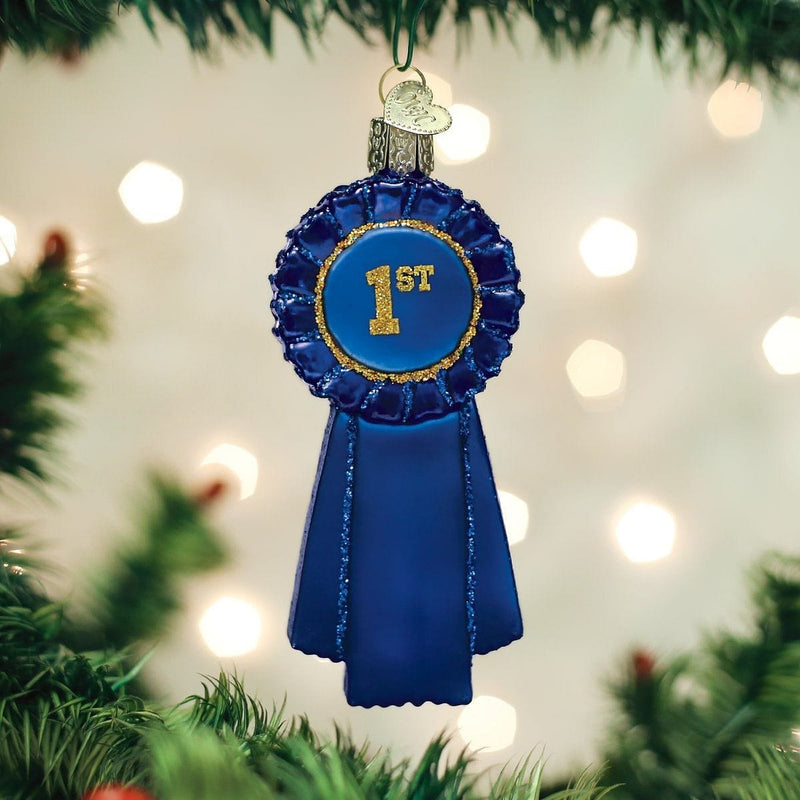 Old World Christmas Blue Ribbon - Shelburne Country Store