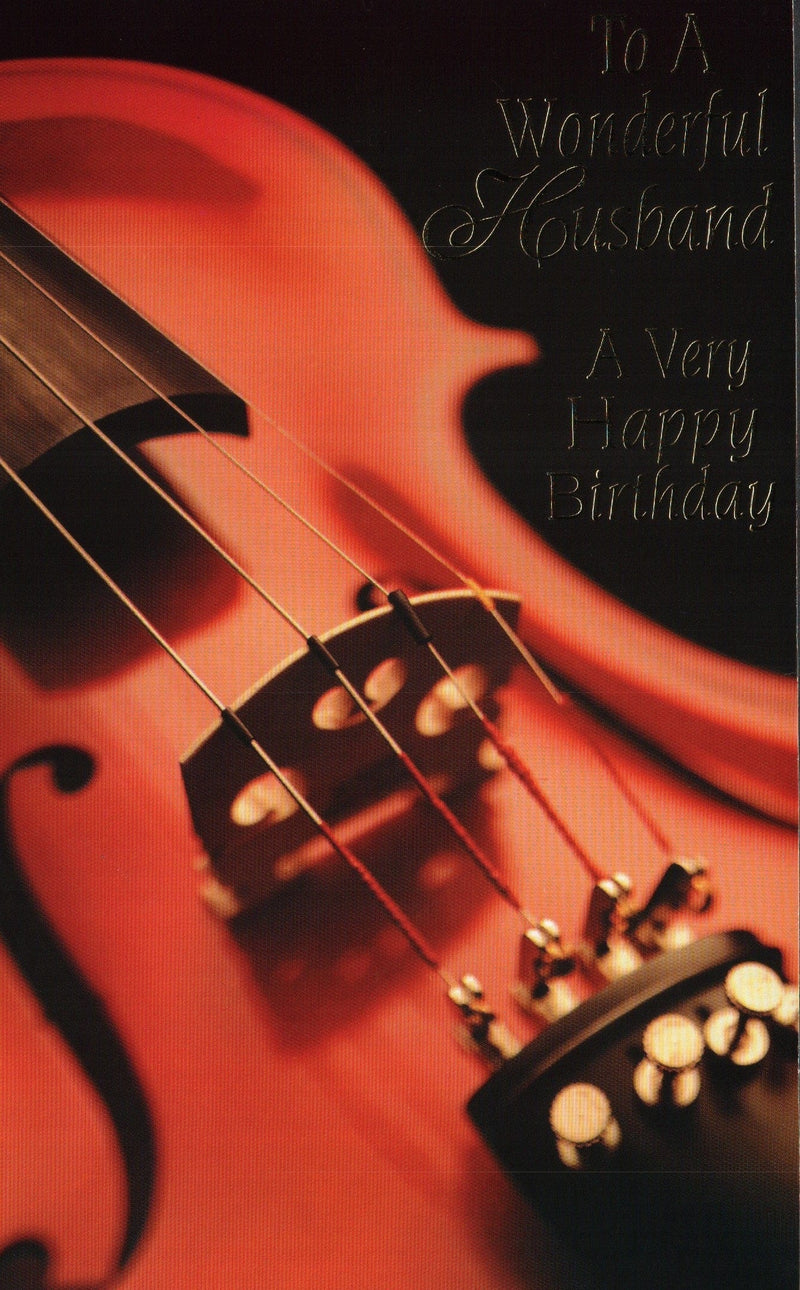 Violin Husband Birthday Card - Shelburne Country Store