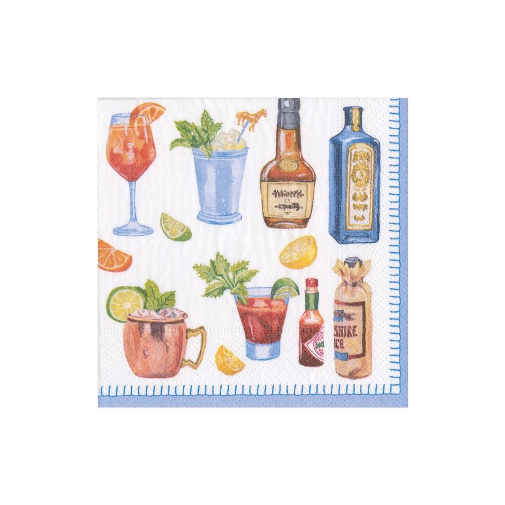 Happy Hour Paper Cocktail Napkins - 20 Per Package - Shelburne Country Store