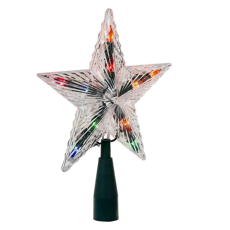 Multi-Colored Star Lighted Treetop - Shelburne Country Store