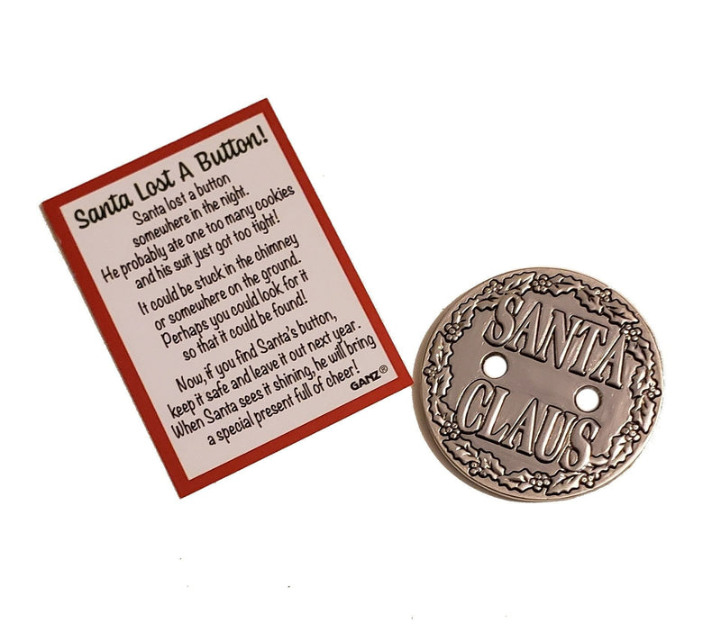 Charm - Santa lost a Button - Shelburne Country Store