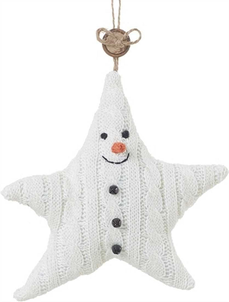 Cable Knit Sweater Star Ornament - Shelburne Country Store