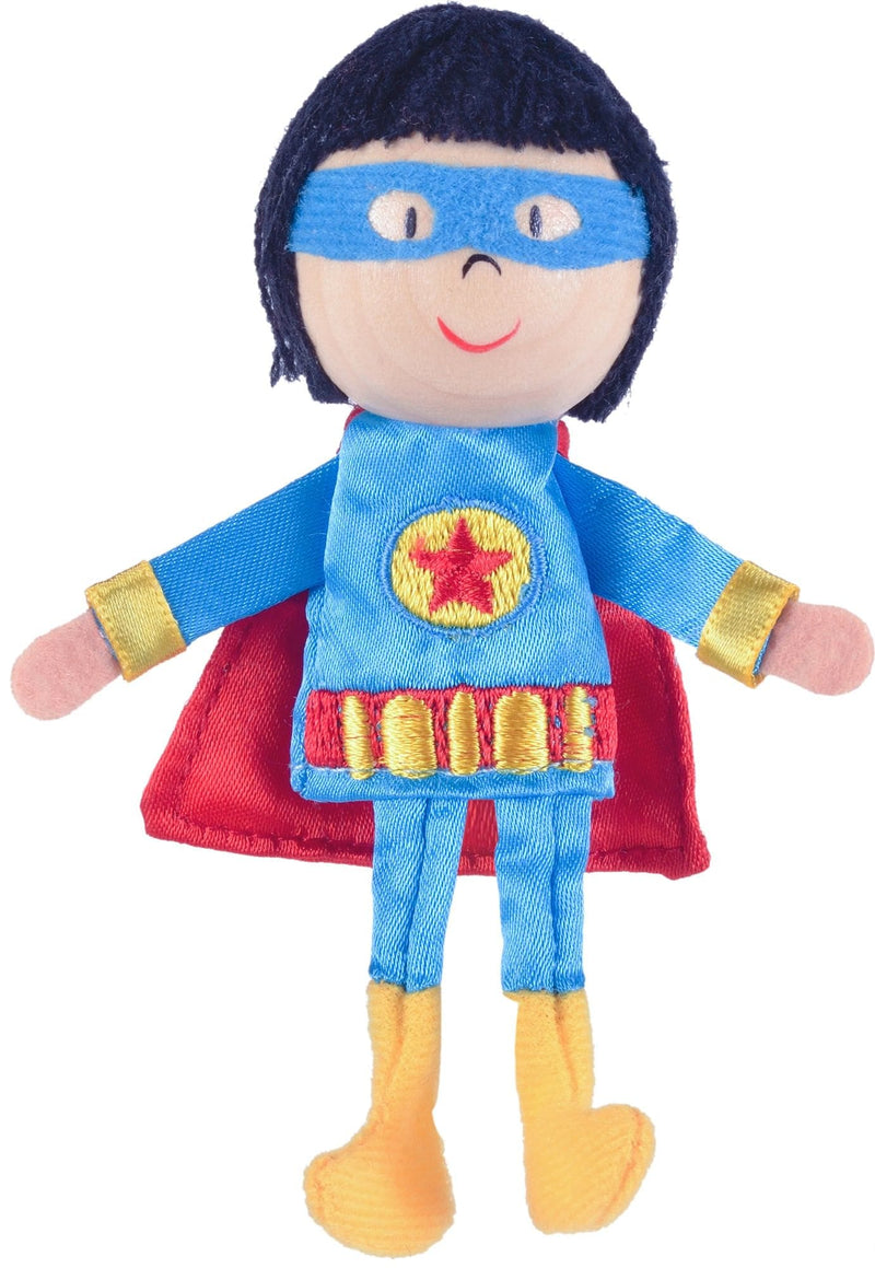 Super Hero Boy Finger Puppet - Shelburne Country Store