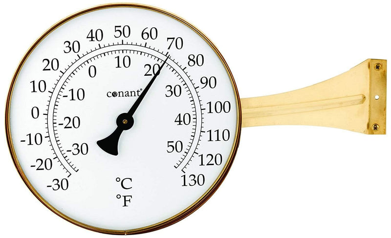 Vermont Grand View Thermometer Brass - Shelburne Country Store