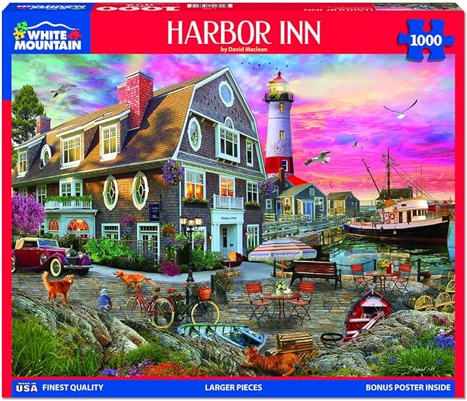 Harbor Inn - 1000 Piece Jigsaw Puzzle - Shelburne Country Store