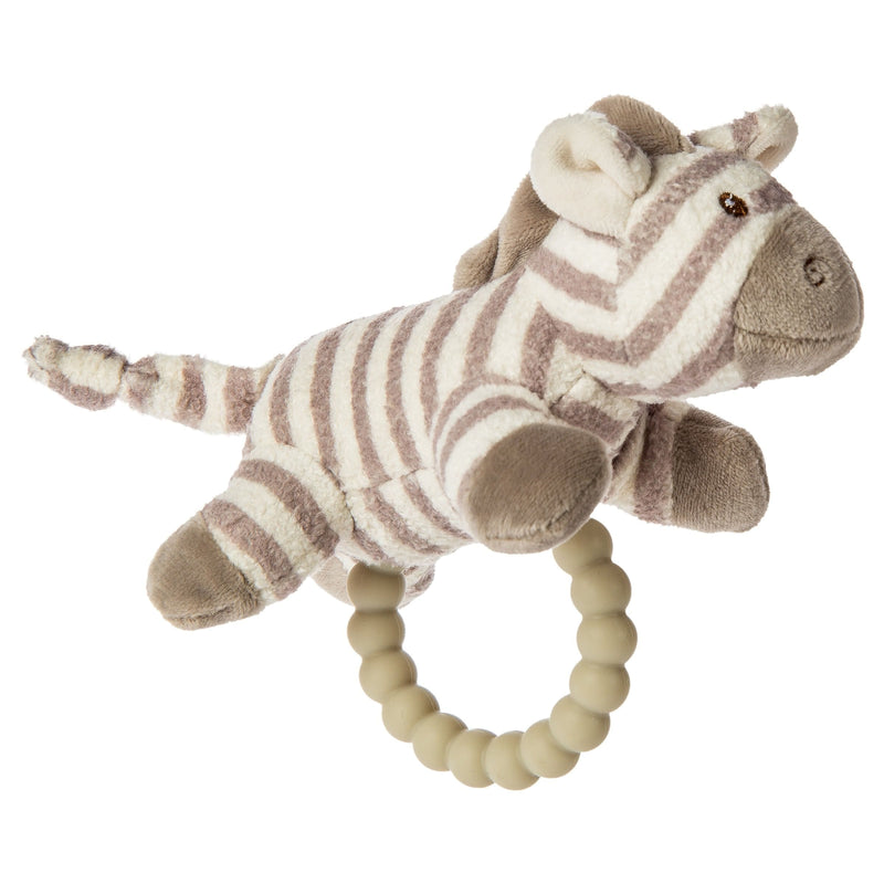 Teether Rattle - Afrique Zebra - Shelburne Country Store