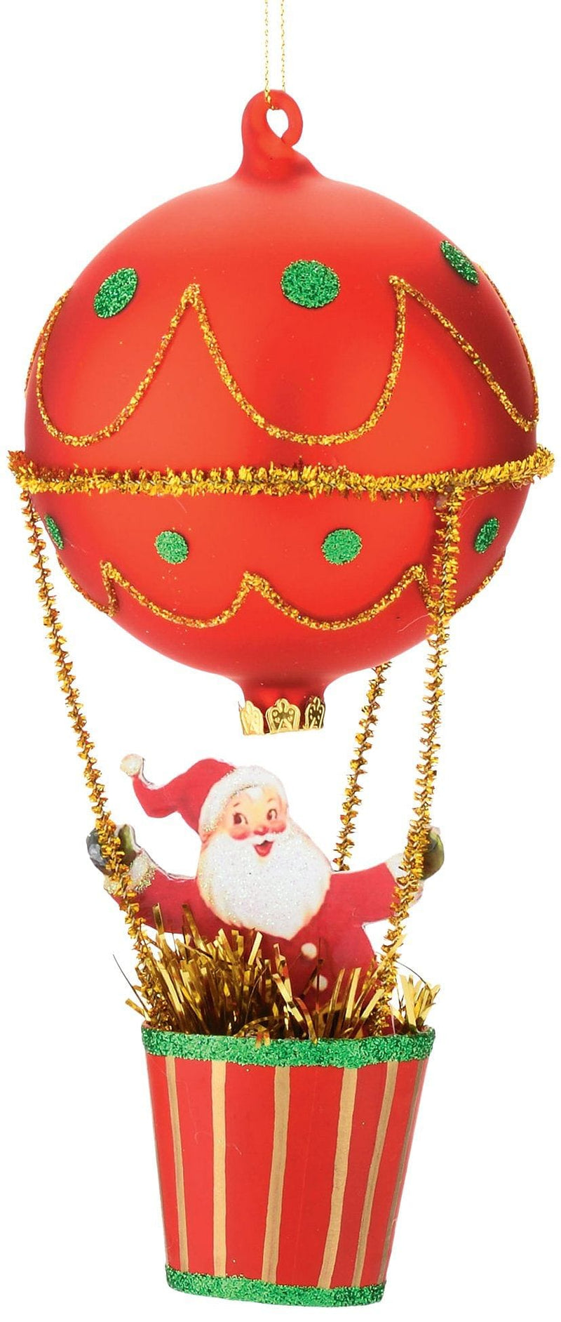 Department 56 Here Comes Santa Claus in Balloon Hanging Ornament - Shelburne Country Store