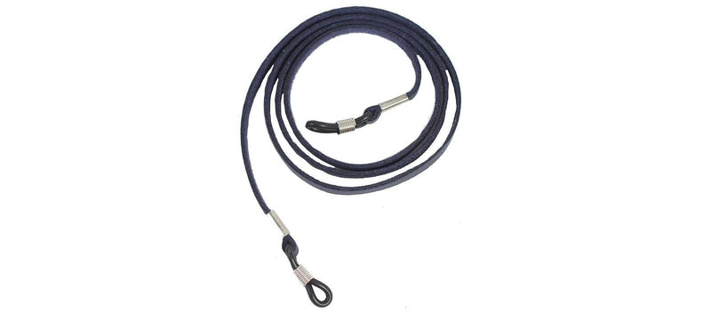 Faux Leather Eyeglass Cord - Navy - Shelburne Country Store