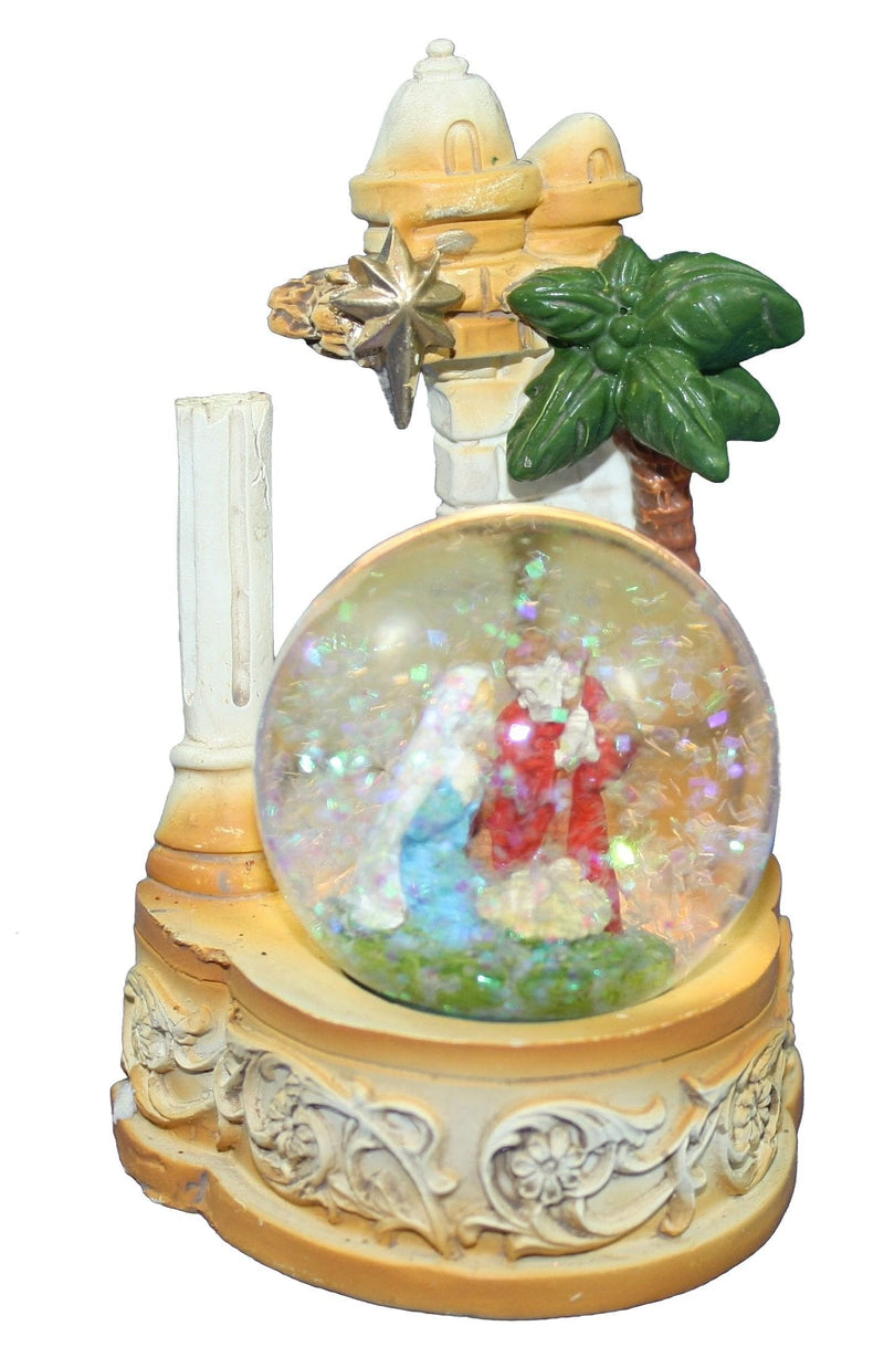 Resin/Glass Nativity Snowglobe - - Shelburne Country Store