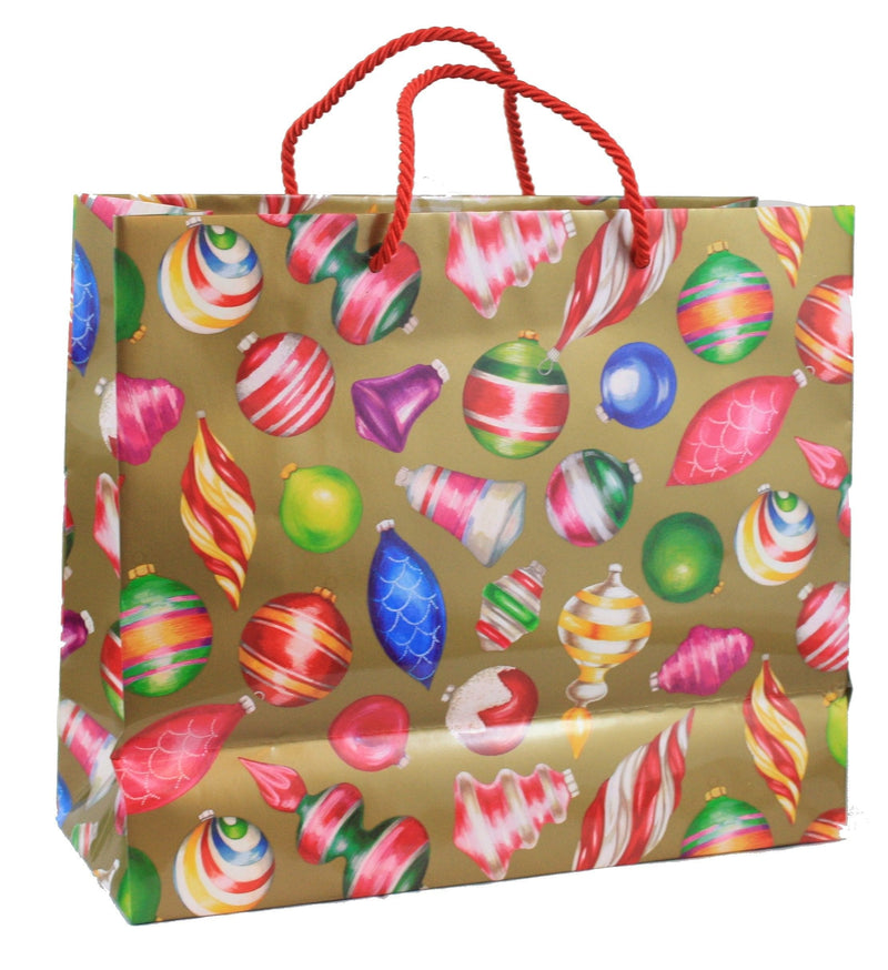 Caspari Bright and Shiny Gold Gift Bag - Shelburne Country Store