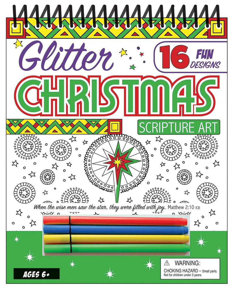 Glitter Christmas Scripture Art - Shelburne Country Store