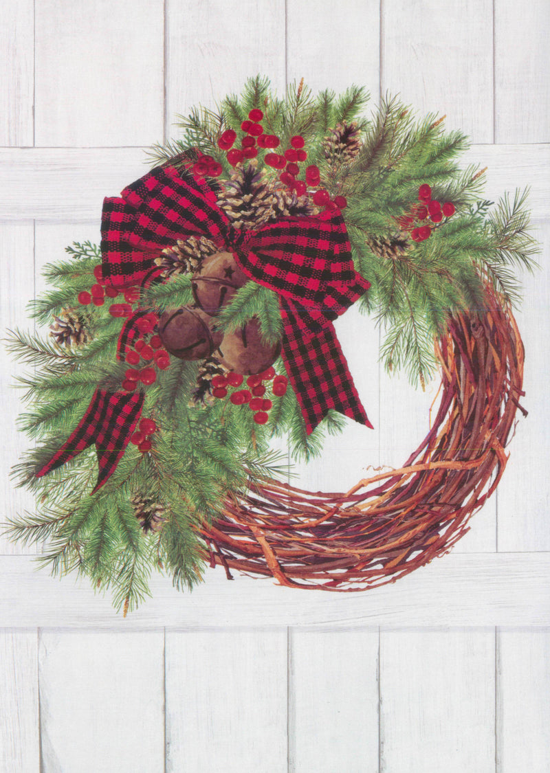 Countryside Christmas Boxed Card 20 Piece - Country Wreath - Shelburne Country Store