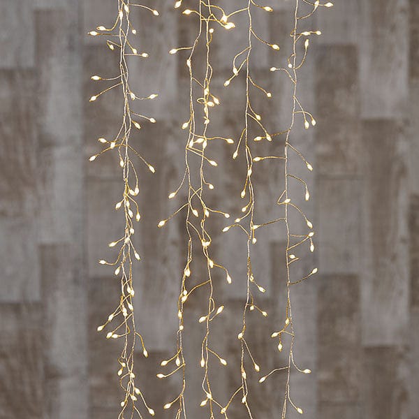 Electric Firecracker Curtain Lights with 600 Warm White LED Lights - Shelburne Country Store