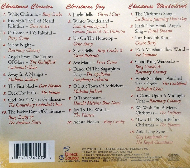 Ultimate Hits Of Christmas - 3 CD Set - Shelburne Country Store