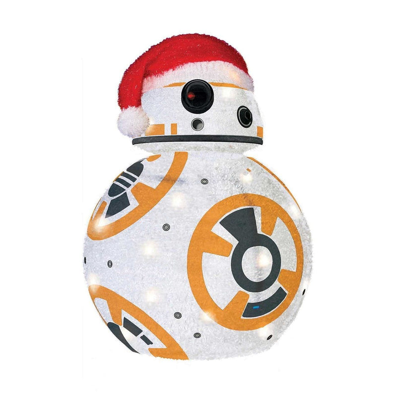 28 inch Bb8 Collapsible Lighted Tinsel - Shelburne Country Store