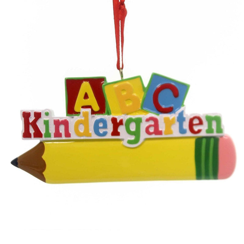 ABC Kindergarten Pencil Ornament - Shelburne Country Store
