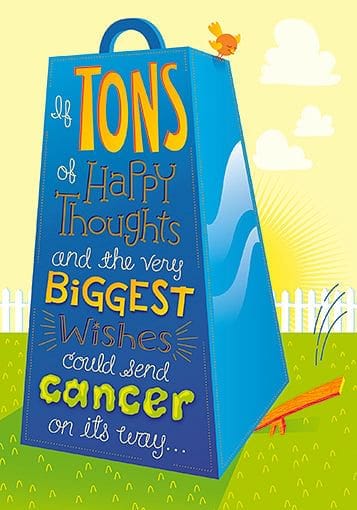 Tons of Happy Thoughts Cancer Support Card - Shelburne Country Store