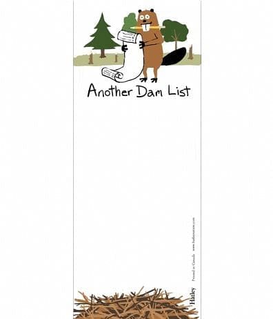 Hatley Magnetic List Pad - Another Dam List - Shelburne Country Store