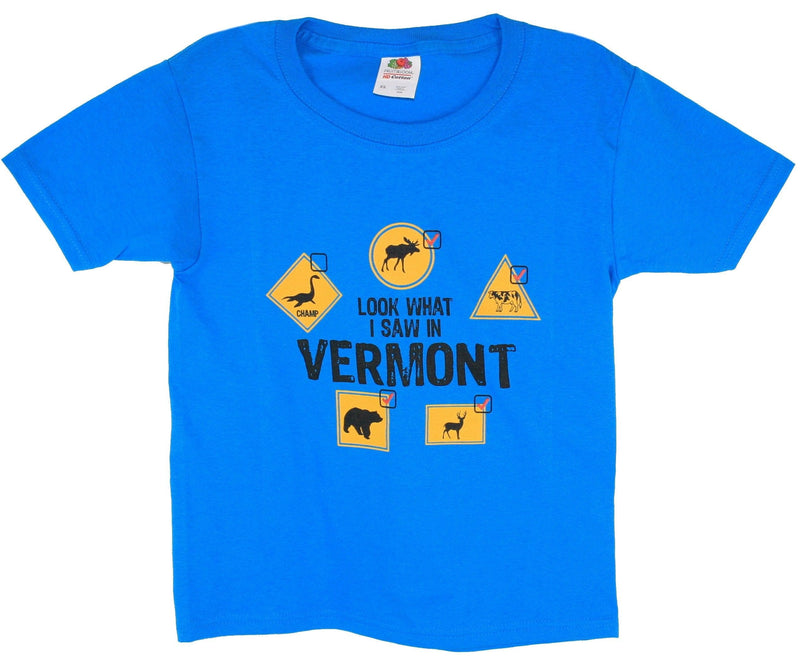 What I saw in Vermont Kids T-shirt - - Shelburne Country Store