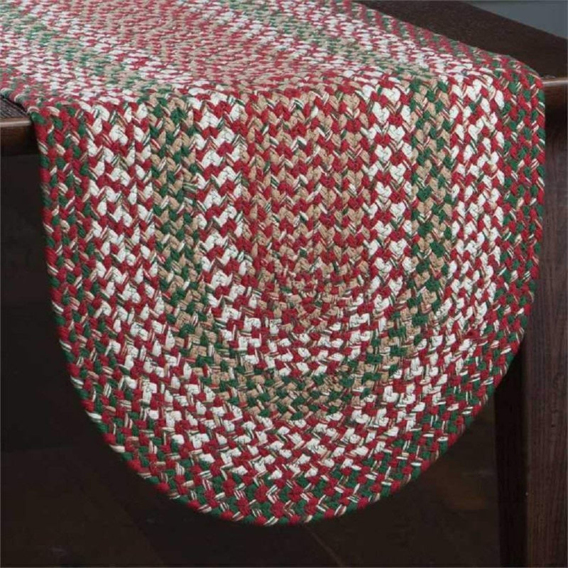 Holly Berry Braided Runner - 15x36 - Shelburne Country Store