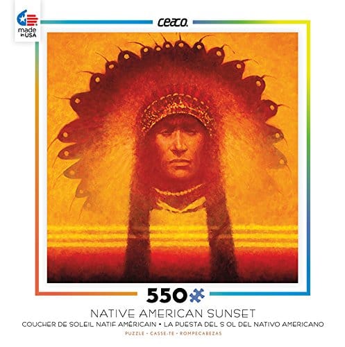 Ceaco Native American Sunset - New Leader Puzzle (550 Piece) - Shelburne Country Store