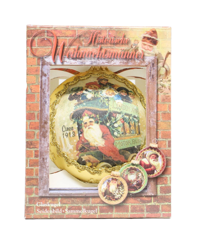 Historic Santa on Silk 2021 Ornament - 1913 Daddy Xmas - Shelburne Country Store