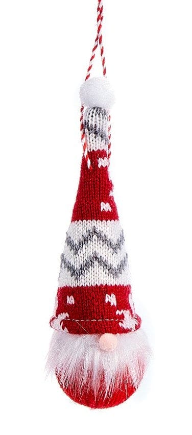 Felt Pom Pom Gnome Ornament - Red - Shelburne Country Store