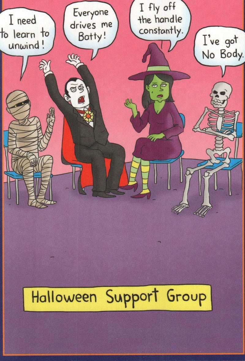 Halloween Support Group Card - Shelburne Country Store