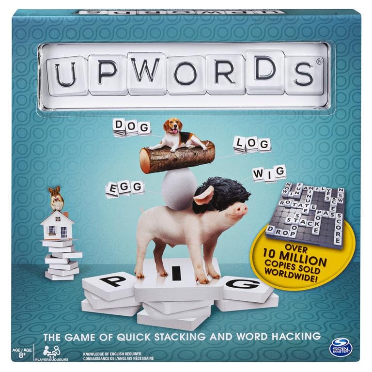 Upwords The Game Of Quick Stacking And Word Hacking - Shelburne Country Store