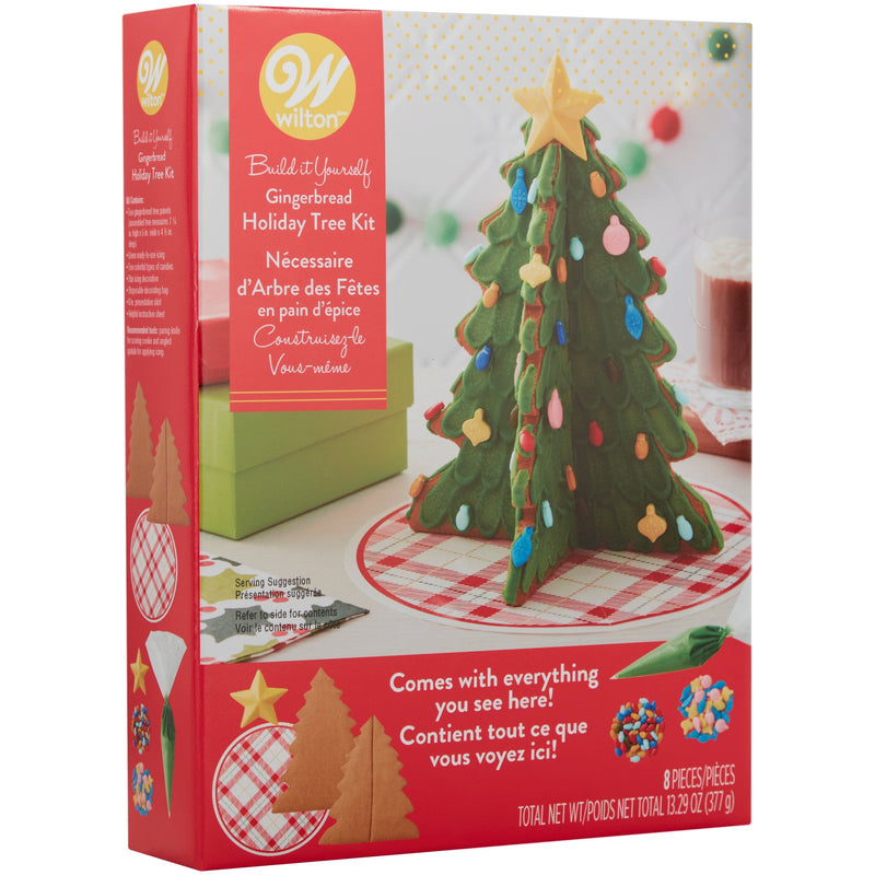 Ready to Build - Christmas Tree Gingerbread Kit - Shelburne Country Store
