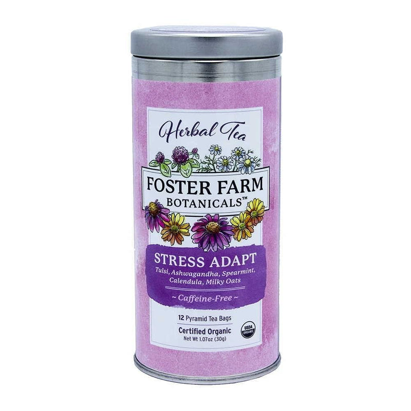 Foster Farm Organic Herbal Tea - Stress Adapt - Shelburne Country Store