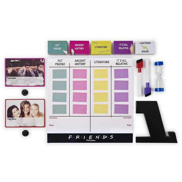 Friends TV Show, The One with the Apartment Bet Party Game, for Adults and Teens Ages 14 and Up - Shelburne Country Store