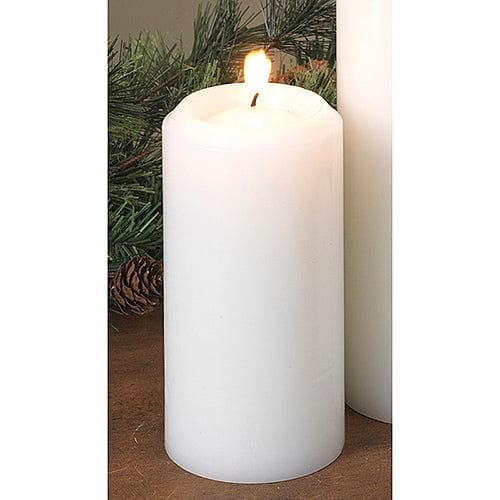 White Pillar Candle - Gardenia Scent - - Shelburne Country Store