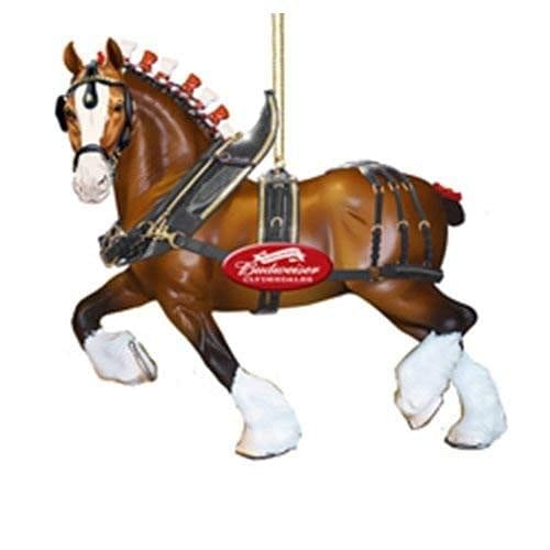 4.75" Budweiser Clydesdale Horse Molded Ornament Standard - Shelburne Country Store