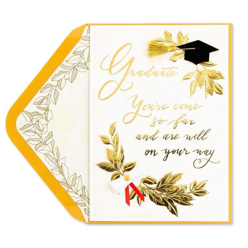 Gilded Ivy Graduation Card - Shelburne Country Store