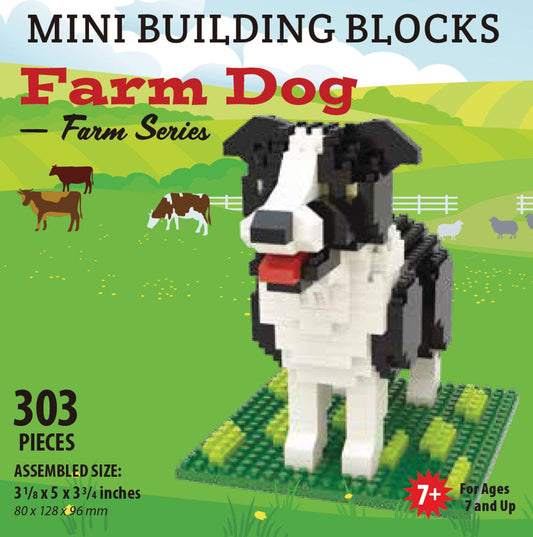 Mini Building Blocks - Farm Dog - Shelburne Country Store