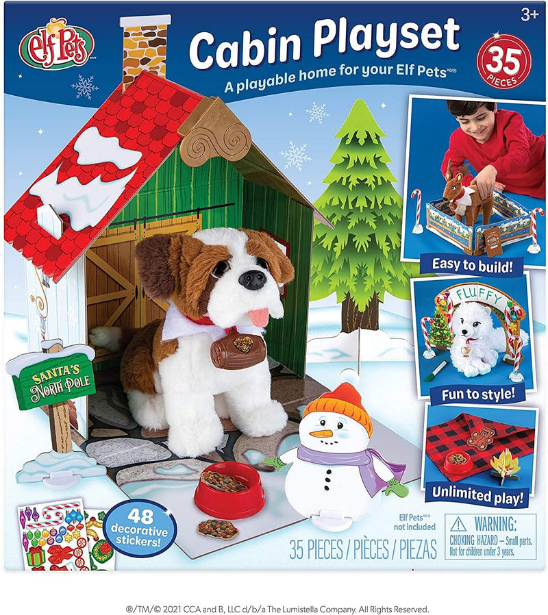 The Elf on the Shelf - Pets - Cabin Playset - Shelburne Country Store