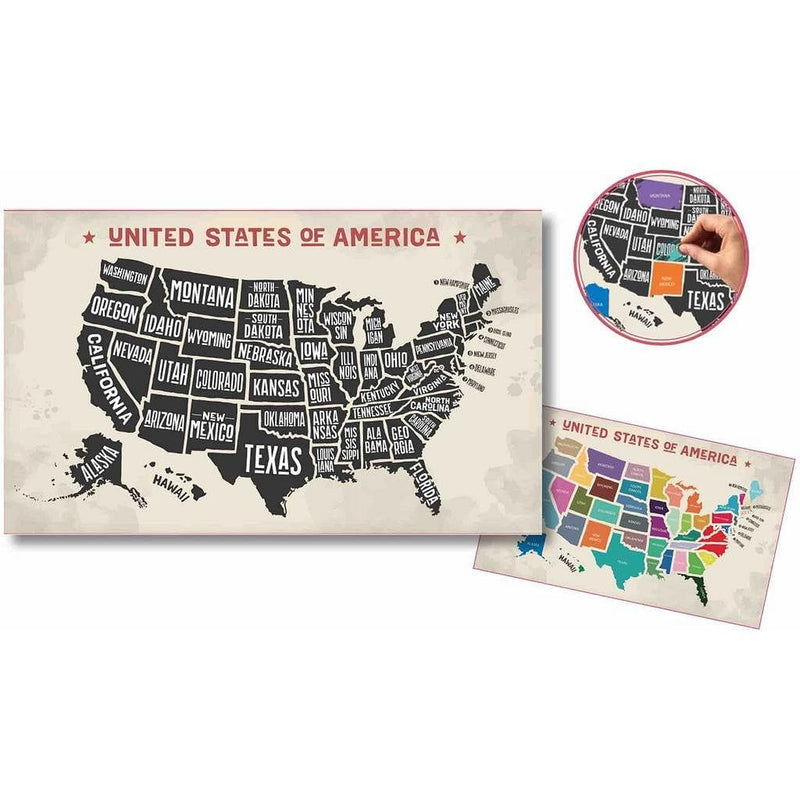 Scratch Off USA Map - Shelburne Country Store