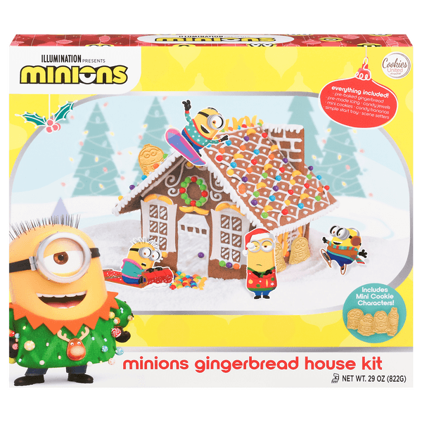 Gingerbread House Kit - Minions - Shelburne Country Store