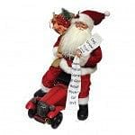 18" Santa Riding on Car - Shelburne Country Store