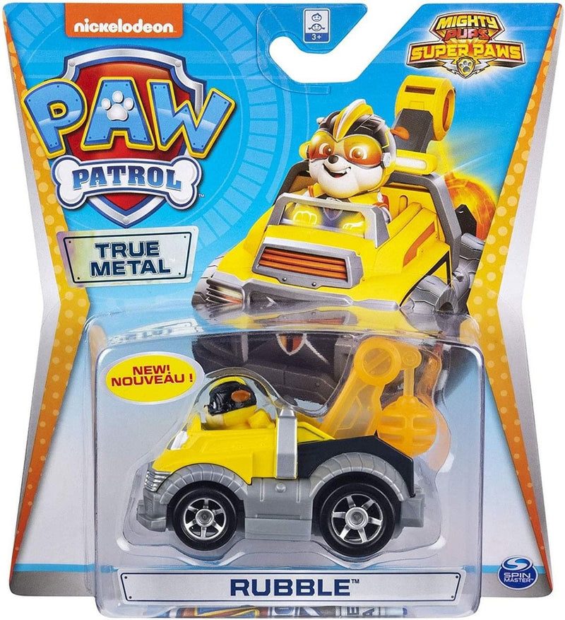 Paw Patrol Metal Die-Cast Vehicle -  Super Paws Rubble - Shelburne Country Store