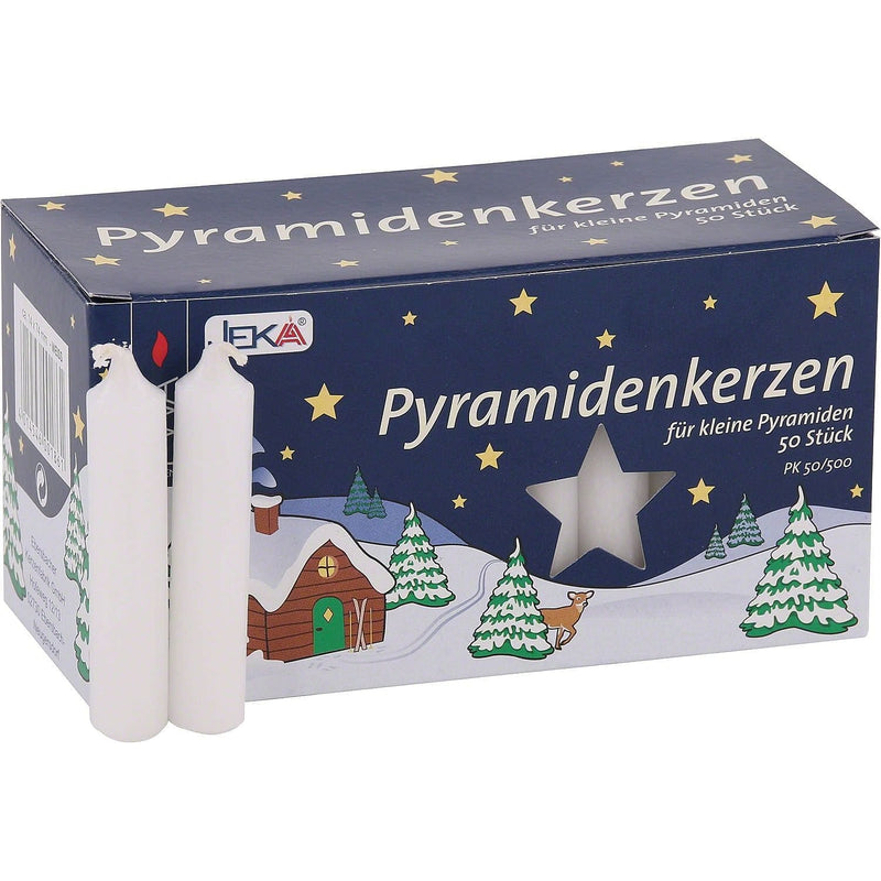 Jeka Pyramid Candles 50 pack - - Shelburne Country Store