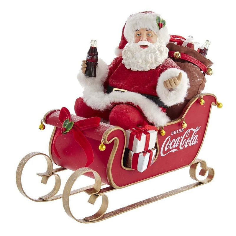 Coca-Cola Santa In Sleigh - Shelburne Country Store