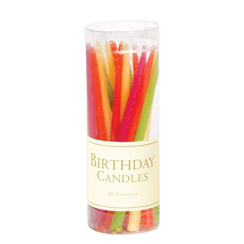 Birthday Candles in Tutti Frutti - 20 Candles Per Box - Shelburne Country Store