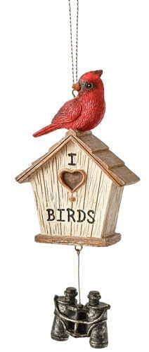 Birdhouse Ornament - Cardinal - Shelburne Country Store