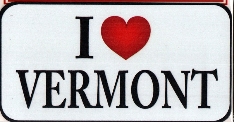 I  Love Vermont Print Magnet - Shelburne Country Store