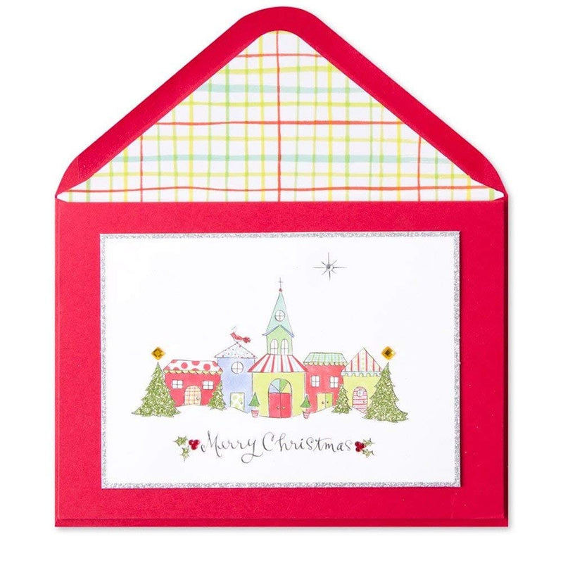 Whimsy Church Christmas Card - Shelburne Country Store