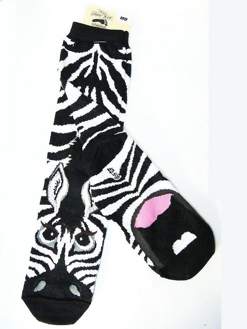 Lucy the Zebra Adult Medium Socks - Shelburne Country Store