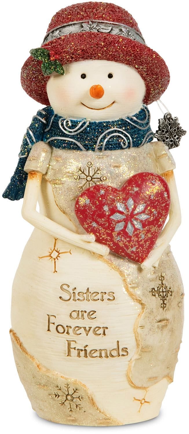 Birch Hearts Sister - Christmas Snowman Figurine - Shelburne Country Store
